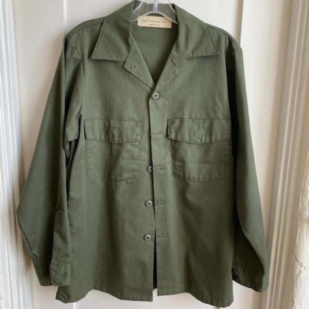 THE VINTAGE TWIN NEW YORK - UPSYCLED U.S. MILITARY SHIRT